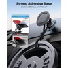 image:imageMiracase Latest Upgrade for MagSafe Car Mount 33LBS Strong Suction amp 2200gf Magnetic Small Phone Holders for Your Car Dashboard 360 Adjustable Car Phone Holder Mount for iPhone Garmin GPSGlossy Black