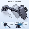image:imageMiracase Phone Holders for Your Car Thick Case amp Heavy Phone Friendly Universal Cell Phone Car Mount 3in1 Phone Mount for Car Dashboard Windshield Air Vent Fit for All SmartphonesBlack