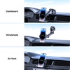 image:imageMiracase Phone Holders for Your Car Thick Case amp Heavy Phone Friendly Universal Cell Phone Car Mount 3in1 Phone Mount for Car Dashboard Windshield Air Vent Fit for All SmartphonesBlack