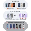 image:imageMiracase for MagSafe Car Mount3800gf Strong Magnet amp 90LBS Suction BaseMagnetic Phone Holders for Your Car 360 Adjustable Dashamp Windshield Wall Mount with Adhesive Suction Cup for All SmartphonesCarbon Black