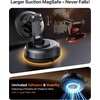 image:imageMiracase for MagSafe Car Mount3800gf Strong Magnet amp 90LBS Suction BaseMagnetic Phone Holders for Your Car 360 Adjustable Dashamp Windshield Wall Mount with Adhesive Suction Cup for All SmartphonesCarbon Black