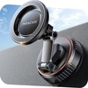 image:imageMiracase for MagSafe Car Mount3800gf Strong Magnet amp 90LBS Suction BaseMagnetic Phone Holders for Your Car 360 Adjustable Dashamp Windshield Wall Mount with Adhesive Suction Cup for All SmartphonesStriped Black