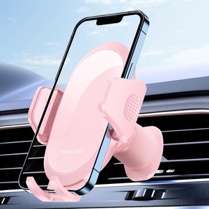 image:imageMiracase Latest Upgrade for MagSafe Car Mount 33LBS Strong Suction amp 2200gf Magnetic Small Phone Holders for Your Car Dashboard 360 Adjustable Car Phone Holder Mount for iPhone Garmin GPSPink