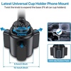 image:imageMiracase Cup Phone Holder for Car Upgraded Version Adjustable Long Neck Car Cup Holder Phone Mount Cradle Friendly Compatible with iPhone Samsung Google and All Smartphones RedBlack