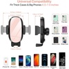 image:imageMiracase Cup Phone Holder for Car Upgraded Version Adjustable Long Neck Car Cup Holder Phone Mount Cradle Friendly Compatible with iPhone Samsung Google and All Smartphones RedPink
