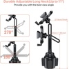 image:imageMiracase Cup Phone Holder for Car Upgraded Version Adjustable Long Neck Car Cup Holder Phone Mount Cradle Friendly Compatible with iPhone Samsung Google and All Smartphones RedPink