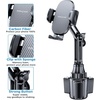 image:imageMiracase Cup Phone Holder for Car Upgraded Version Adjustable Long Neck Car Cup Holder Phone Mount Cradle Friendly Compatible with iPhone Samsung Google and All Smartphones RedUpgradedCarbon Fiber