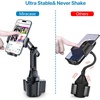 image:imageMiracase Cup Phone Holder for Car Upgraded Version Adjustable Long Neck Car Cup Holder Phone Mount Cradle Friendly Compatible with iPhone Samsung Google and All Smartphones RedUpgradedCarbon Fiber