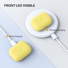 image:imageMiracase Designed for Airpods Pro 2nd Case with Cleaner Kit Soft Skin Cases for Airpod Pro 2 20232022 Front LED Visible Liquid Silicone Cover with Lanyard YellowYellow
