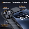 image:imageMiracase Magnetic for iPhone 18 Pro Max Case Glass BlueBlack
