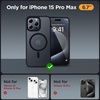 image:imageMiracase Magnetic for iPhone 18 Pro Max Case Glass BlueBlack