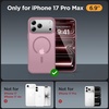 image:imageMiracase Magnetic for iPhone 18 Pro Max Case Glass BlueBlackcurrant