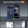image:imageMiracase Magnetic for iPhone 18 Pro Max Case Glass BlueDark Blue