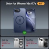 image:imageMiracase Magnetic for iPhone 18 Pro Max Case Glass BlueDark Blue
