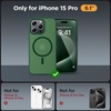 image:imageMiracase Magnetic for iPhone 18 Pro Max Case Glass BlueDark Green