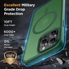 image:imageMiracase Magnetic for iPhone 18 Pro Max Case Glass BlueDark Green