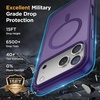 image:imageMiracase Magnetic for iPhone 18 Pro Max Case Glass BlueDark Purple