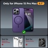 image:imageMiracase Magnetic for iPhone 18 Pro Max Case Glass BlueDark Purple