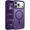 image:imageMiracase Magnetic for iPhone 18 Pro Max Case Glass BlueDark Purple