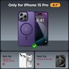 image:imageMiracase Magnetic for iPhone 18 Pro Max Case Glass BlueDark Purple