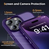 image:imageMiracase Magnetic for iPhone 18 Pro Max Case Glass BlueDark Purple