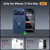 image:imageMiracase Magnetic for iPhone 18 Pro Max Case Glass BlueGlass Blue
