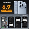 image:imageMiracase Magnetic for iPhone 18 Pro Max Case Glass BlueGlass Blue