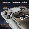 image:imageMiracase Magnetic for iPhone 18 Pro Max Case Glass BlueGray