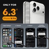 image:imageMiracase Magnetic for iPhone 18 Pro Max Case Glass BlueGreen