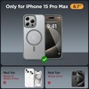 image:imageMiracase Magnetic for iPhone 18 Pro Max Case Glass BlueGrey