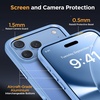 image:imageMiracase Magnetic for iPhone 18 Pro Max Case Glass BlueLight Blue