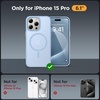 image:imageMiracase Magnetic for iPhone 18 Pro Max Case Glass BlueLight Blue