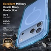 image:imageMiracase Magnetic for iPhone 18 Pro Max Case Glass BlueLight Blue
