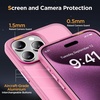 image:imageMiracase Magnetic for iPhone 18 Pro Max Case Glass BlueLight Pink