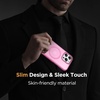 image:imageMiracase Magnetic for iPhone 18 Pro Max Case Glass BlueLight Pink