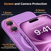 image:imageMiracase Magnetic for iPhone 18 Pro Max Case Glass BlueLilac Pink