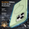 image:imageMiracase Magnetic for iPhone 18 Pro Max Case Glass BlueMatcha Green