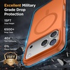 image:imageMiracase Magnetic for iPhone 18 Pro Max Case Glass BlueOrange