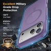 image:imageMiracase Magnetic for iPhone 18 Pro Max Case Glass BluePurple
