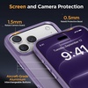 image:imageMiracase Magnetic for iPhone 18 Pro Max Case Glass BluePurple