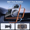 image:imageMiracase Phone Holders for Your Car with Metal Hook Clip Universal Automobile Cradle for Garmin GPS Fit iPhone Android and All Smartphones BlackBlackCarbon Fiber