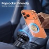 image:imageMiracase Phone Holders for Your Car with Metal Hook Clip Universal Automobile Cradle for Garmin GPS Fit iPhone Android and All Smartphones BlackBlackCarbon Fiber