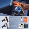 image:imageMiracase Phone Holders for Your Car with Metal Hook Clip Universal Automobile Cradle for Garmin GPS Fit iPhone Android and All Smartphones BlackBlackCarbon Fiber