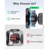 image:imageMiracase Phone Holders for Your Car with Metal Hook Clip Universal Automobile Cradle for Garmin GPS Fit iPhone Android and All Smartphones BlackMatte Black
