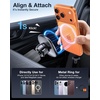 image:imageMiracase Phone Holders for Your Car with Metal Hook Clip Universal Automobile Cradle for Garmin GPS Fit iPhone Android and All Smartphones BlackMatte Black