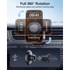 image:imageMiracase Phone Holders for Your Car with Metal Hook Clip Universal Automobile Cradle for Garmin GPS Fit iPhone Android and All Smartphones BlackMatte Black