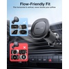 image:imageMiracase Phone Holders for Your Car with Metal Hook Clip Universal Automobile Cradle for Garmin GPS Fit iPhone Android and All Smartphones BlackMatte Black