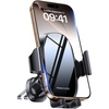 image:imagemiracase Upgraded2nd Generation Universal Phone Holders for Your Car Hands Free Air Vent Car Phone Holder Mount Compatible with iPhone 161514131211 Series and All PhonesBlack Air VentMirrored