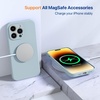 image:imagemiracase Designed for iPhone 14 Pro Max Phone Case with Screen ProtectorUpgraded Enhanced Camera ProtectionShockproof Liquid Silicone Case with Microfiber Lining67 inch Light Green