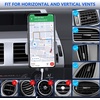 image:imagemiracase Upgraded2nd Generation Universal Phone Holders for Your Car Hands Free Air Vent Car Phone Holder Mount Compatible with iPhone 161514131211 Series and All PhonesSilver